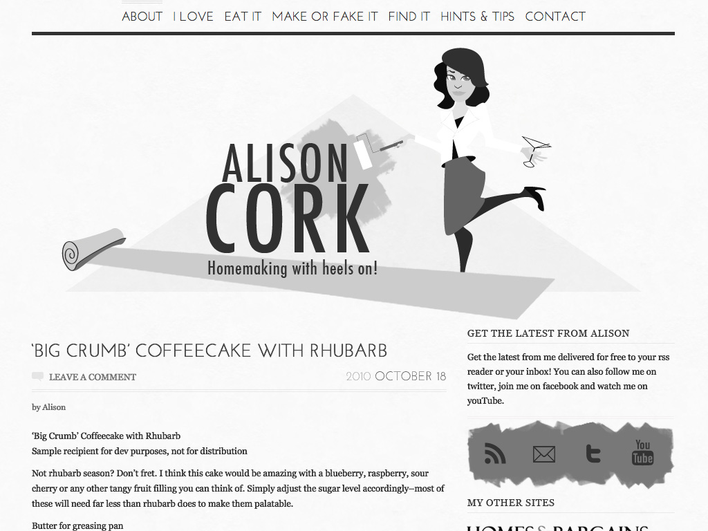 Rough illustration of Alison Cork